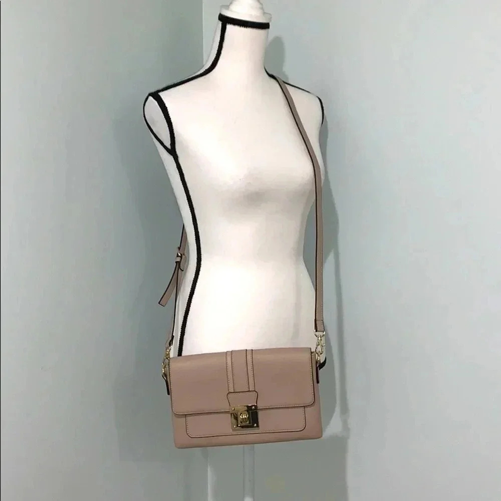 APT.9 Cream Crossbody Purse